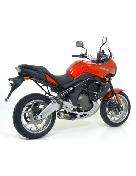 Silencieux Maxi Race-Tech ARROW - aluminium dark - embout inox - homologué - KAWASAKI