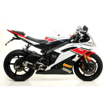 Silencieux Street Thunder ARROW - aluminium dark - embout inox - homologué - YAMAHA YZF R6 2006-2016