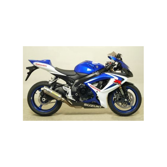 Silencieux Thunder ARROW - aluminium - embout inox - homologué - SUZUKI GSX-R 600 IE - GSX-R 750 IE 2006-2007