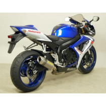 Silencieux Thunder ARROW - aluminium - embout inox - homologué - SUZUKI GSX-R 600 IE - GSX-R 750 IE 2006-2007 2