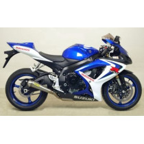 Silencieux Street Thunder ARROW - aluminium dark - embout inox - homologué - SUZUKI GSX-R 600 IE - GSX-R 750 IE 2006-2007