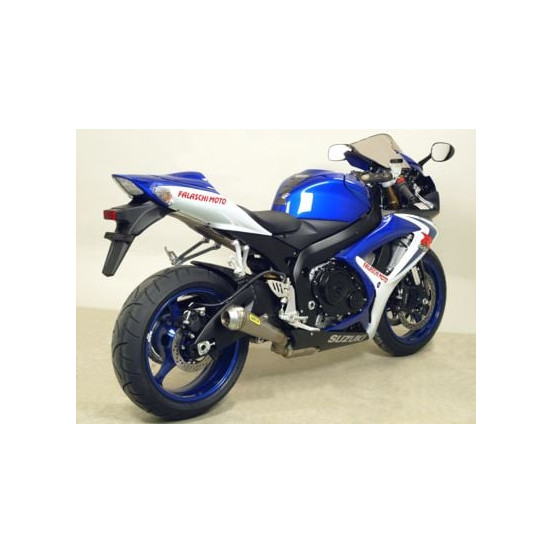 Silencieux Street Thunder ARROW - aluminium dark - embout inox - homologué - SUZUKI GSX-R 600 IE - GSX-R 750 IE 2006-2007