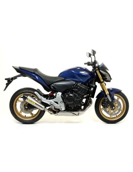 Silencieux X-Kone ARROW - inox - embout carbone - homologué - HONDA CB 600 F HORNET 2007-2013 - CBR 600 F 2011-2013