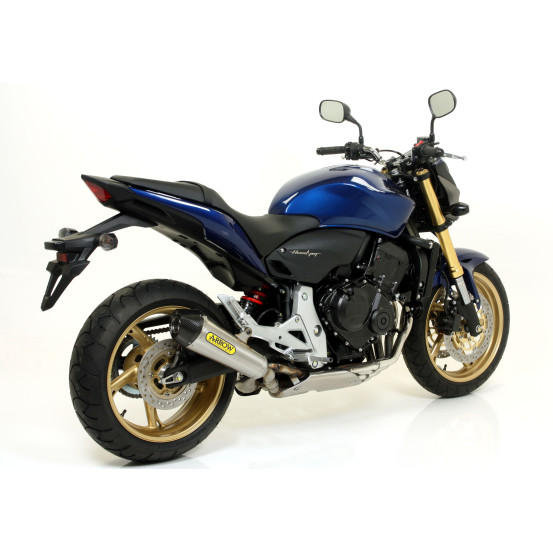 Silencieux X-Kone ARROW - inox - embout carbone - homologué - HONDA CB 600 F HORNET 2007-2013 - CBR 600 F 2011-2013