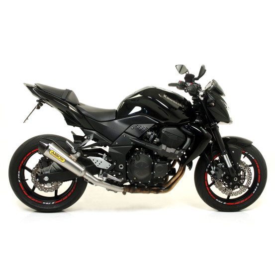 Silencieux Race-Tech ARROW - aluminium dark - embout carbone - homologué - KAWASAKI