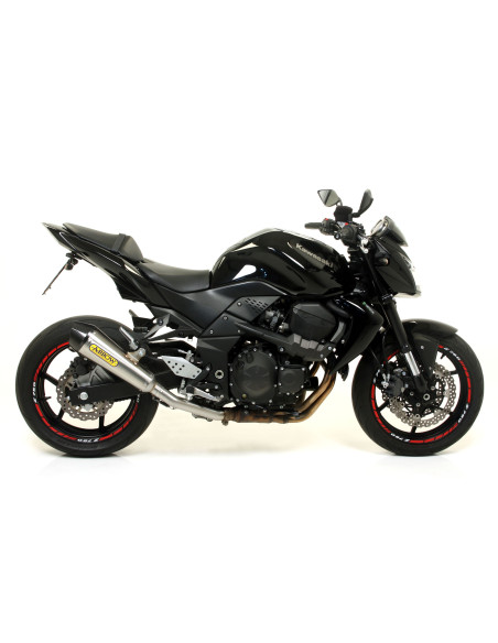 Silencieux Race-Tech ARROW - aluminium dark - embout carbone - homologué - KAWASAKI