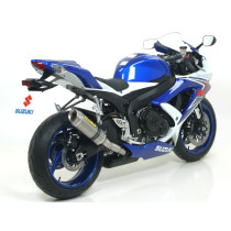 Silencieux Street Thunder ARROW - aluminium - embout carbone - homologué - SUZUKI GSX-R 600 IE - GSX-R 750 IE 2008-2010 2