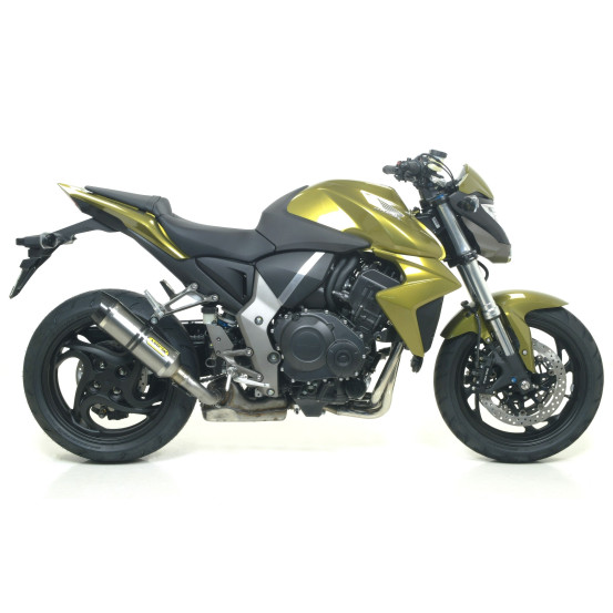 Silencieux Street Thunder ARROW - aluminium dark - embout carbone - homologué - HONDA CB 1000 R 2008-2017