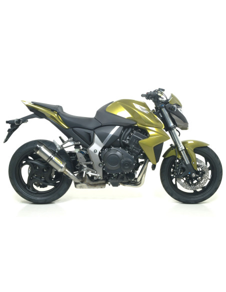 Silencieux Street Thunder ARROW - aluminium dark - embout carbone - homologué - HONDA CB 1000 R 2008-2017