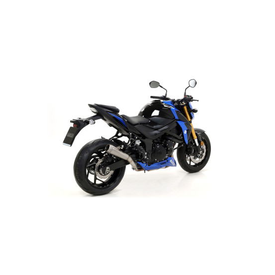 Silencieux Pro-Race ARROW - nichrome - homologué - SUZUKI GSX-S 750 2017-2020