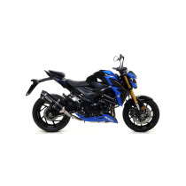 Silencieux Pro-Race ARROW - nichrome dark - homologué - SUZUKI GSX-S 750 2017-2020 2
