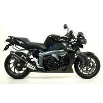 Silencieux Maxi Race-Tech ARROW - aluminium dark - embout carbone - homologué - BMW K 1300 R 2009-2016 - K 1300 S 2012-2016