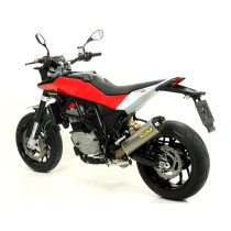 Silencieux Works ARROW - titane - embout carbone - homologué - HUSQVARNA NUDA 900 / NUDA 900 R 2012-2013 2