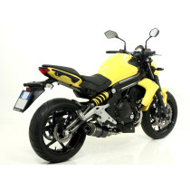 Silencieux Race-Tech ARROW - aluminium dark - embout carbone - homologué - KAWASAKI 2