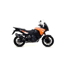 Silencieux Maxi Race-Tech ARROW - aluminium - embout carbone - homologué - KTM