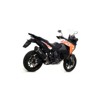 Silencieux Maxi Race-Tech ARROW - aluminium - embout carbone - homologué - KTM 2