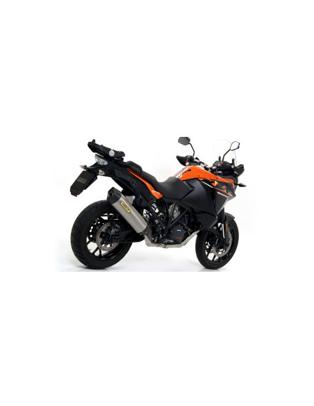 Silencieux Maxi Race-Tech ARROW - titane - embout carbone - homologué - KTM