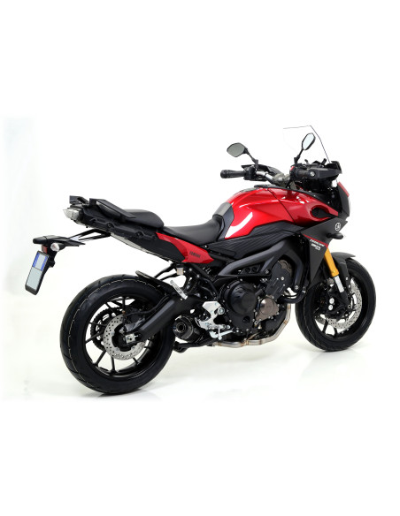 Silencieux Thunder ARROW - aluminium - embout carbone - homologué - YAMAHA