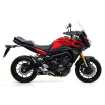 Silencieux Thunder ARROW - aluminium dark - embout carbone - homologué - YAMAHA