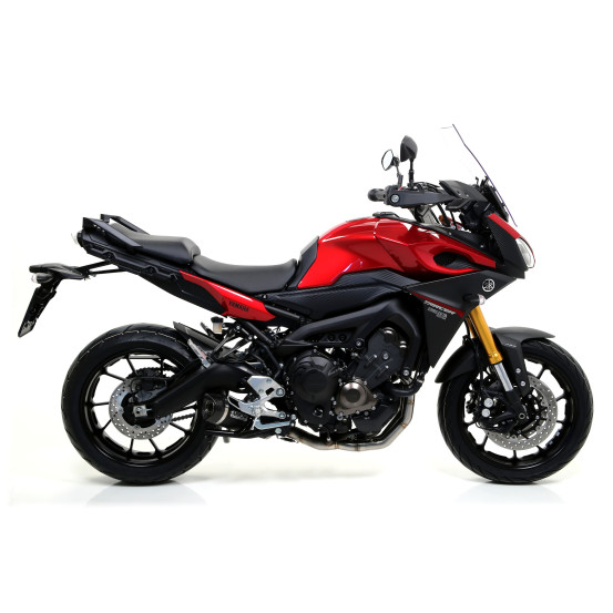 Silencieux Thunder ARROW - aluminium dark - embout carbone - homologué - YAMAHA