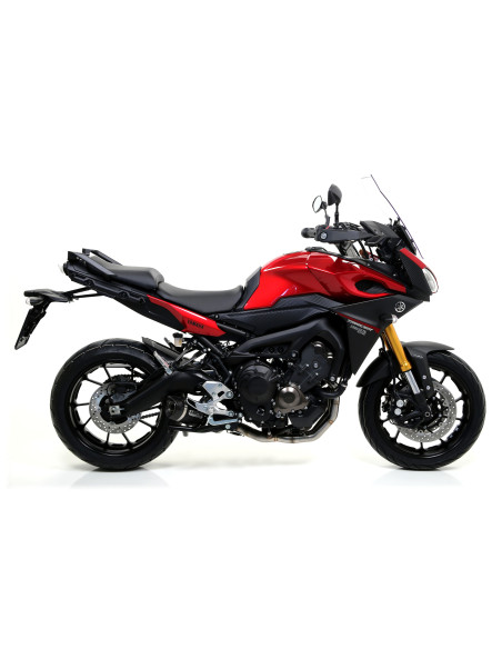 Silencieux Thunder ARROW - aluminium dark - embout carbone - homologué - YAMAHA