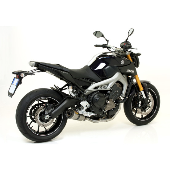 Silencieux Thunder ARROW - aluminium dark - embout inox - homologué - YAMAHA