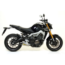Silencieux X-Kone ARROW - inox - embout carbone - homologué - YAMAHA MT-09 2013-2020 - TRACER 900 2015-2020