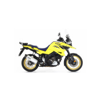 Silencieux Maxi Race-Tech ARROW - aluminium - embout carbone - homologué - SUZUKI V-STROM 1000 2014-20 - V-STROM 1050 2020-26