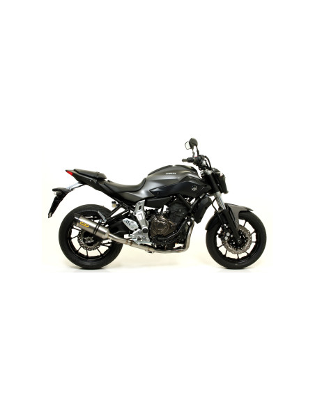 Silencieux Thunder ARROW - aluminium dark - embout inox - homologué - YAMAHA