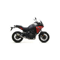 Silencieux Thunder ARROW - titane - embout carbone - homologué - YAMAHA MT-07 2014-20 - TRACER 700 2016-20 - TRACER 7 2021-24 2