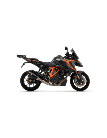 Silencieux Race-Tech ARROW - aluminium dark - embout carbone - homologué - KTM