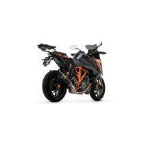 Silencieux Race-Tech ARROW - aluminium dark - embout carbone - homologué - KTM 2