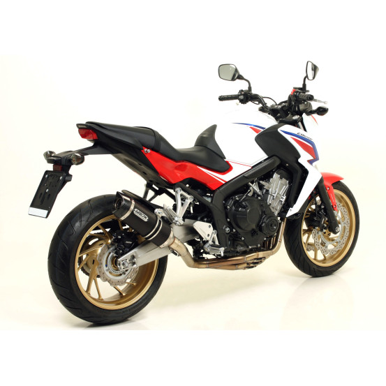 Silencieux Thunder carbone ARROW - homologué - HONDA CBR 650 F - CB 650 F 2014-2018
