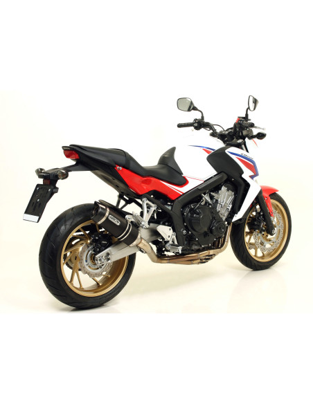 Silencieux Thunder carbone ARROW - homologué - HONDA CBR 650 F - CB 650 F 2014-2018