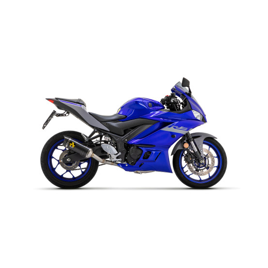 Silencieux Street Thunder carbone ARROW - homologué - YAMAHA YZF R3 2015-2024 - YZF R25 2015-2016 - MT-03 2016-2019