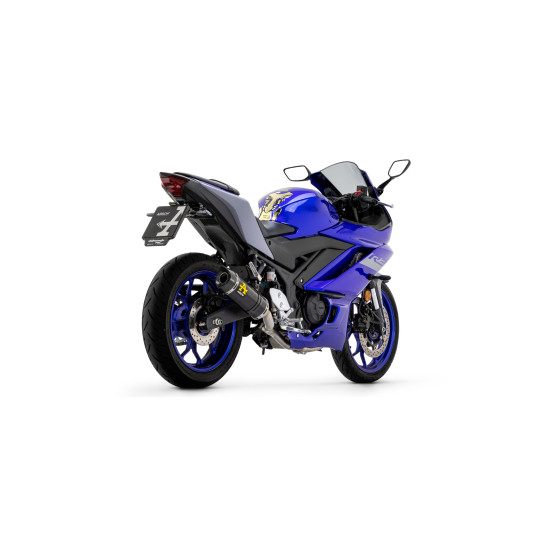 Silencieux Street Thunder carbone ARROW - homologué - YAMAHA YZF R3 2015-2024 - YZF R25 2015-2016 - MT-03 2016-2019