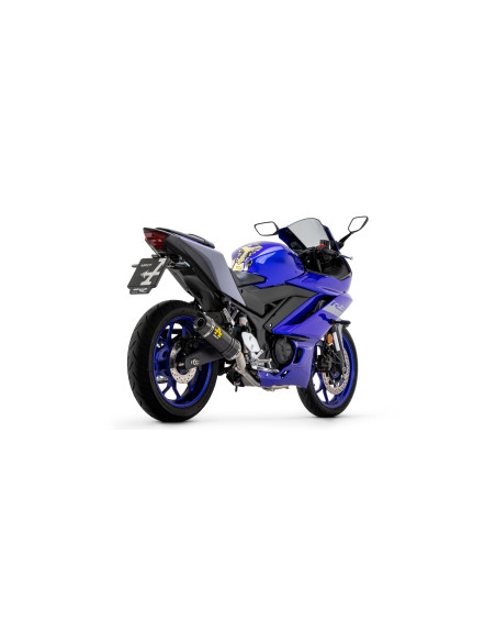 Silencieux Street Thunder carbone ARROW - homologué - YAMAHA YZF R3 2015-2024 - YZF R25 2015-2016 - MT-03 2016-2019