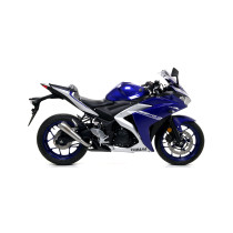 Silencieux Pro Race ARROW - nichrome - homologué - YAMAHA YZF R3 2015-2024 - YZF R25 2015-2016 - MT-03 2016-2019