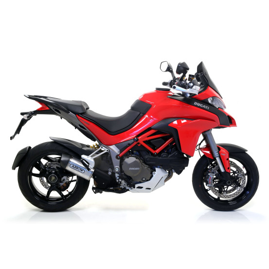 Silencieux Indy Race ARROW - aluminium dark - embout carbone - homologué - DUCATI