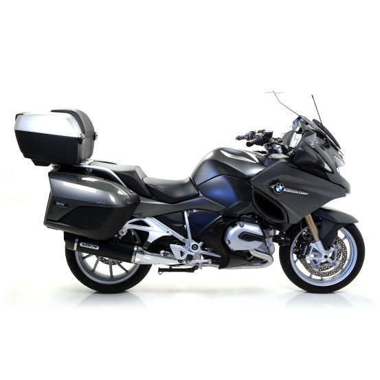 Silencieux Maxi Race-Tech ARROW - aluminium dark - embout carbone - homologué - BMW R 1200 RT 2014-2016