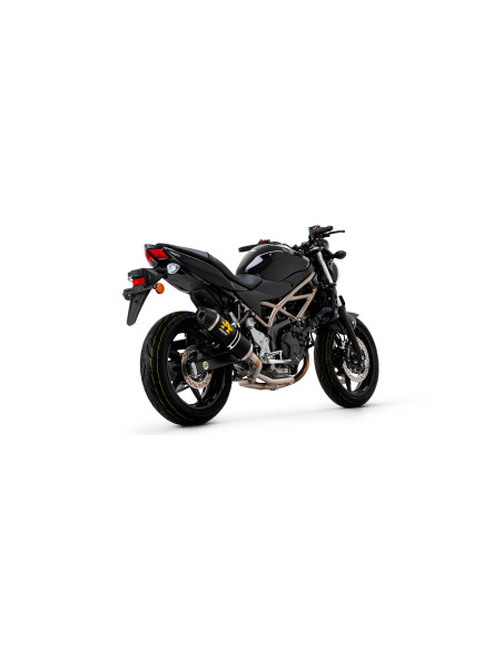 Silencieux Race-Tech ARROW - aluminium dark - embout carbone - homologué - SUZUKI SV 650 2016-2024