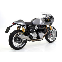 Paire de silencieux Pro-Racing ARROW - nichrome - homologué - TRIUMPH 2