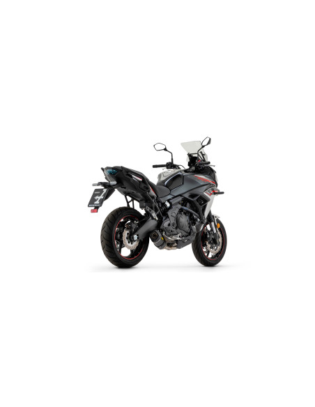 Silencieux Race-Tech ARROW - aluminium dark - embout carbone - homologué - KAWASAKI