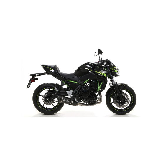 Silencieux Race-Tech carbone ARROW - homologué - KAWASAKI Z 650 - NINJA 650 2017-2020 - VERSYS 650 2017-2024