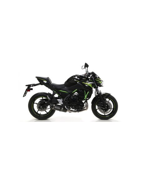 Silencieux Race-Tech carbone ARROW - homologué - KAWASAKI Z 650 - NINJA 650 2017-2020 - VERSYS 650 2017-2024