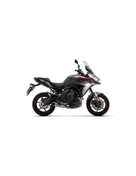 Silencieux X-Kone ARROW - inox - embout carbone - homologué - KAWASAKI Z 650 - NINJA 650 2017-2020 - VERSYS 650 2017-2024