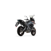 Silencieux X-Kone ARROW - inox dark - embout carbone - homologué - KAWASAKI Z 650 - NINJA 650 2017-2020 - VERSYS 650 2017-2024 2