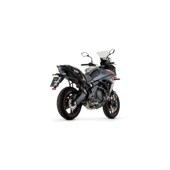Silencieux X-Kone ARROW - inox dark - embout carbone - homologué - KAWASAKI Z 650 - NINJA 650 2017-2020 - VERSYS 650 2017-2024