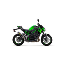 Silencieux Race-Tech ARROW - aluminium dark - embout carbone - homologué - KAWASAKI