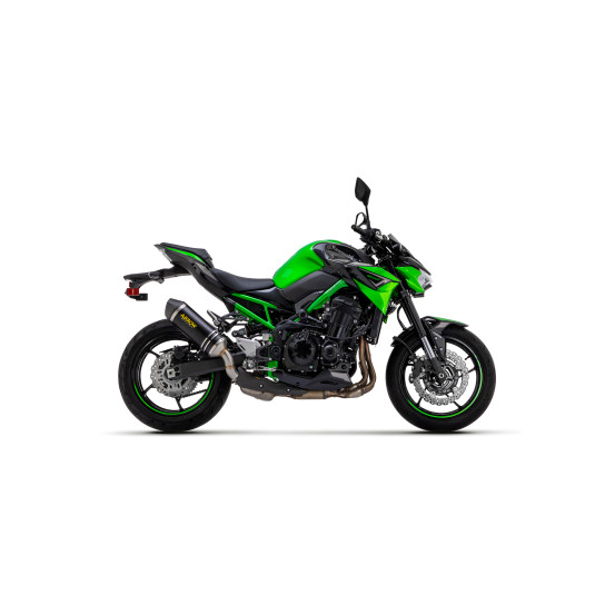 Silencieux Race-Tech ARROW - aluminium dark - embout carbone - homologué - KAWASAKI